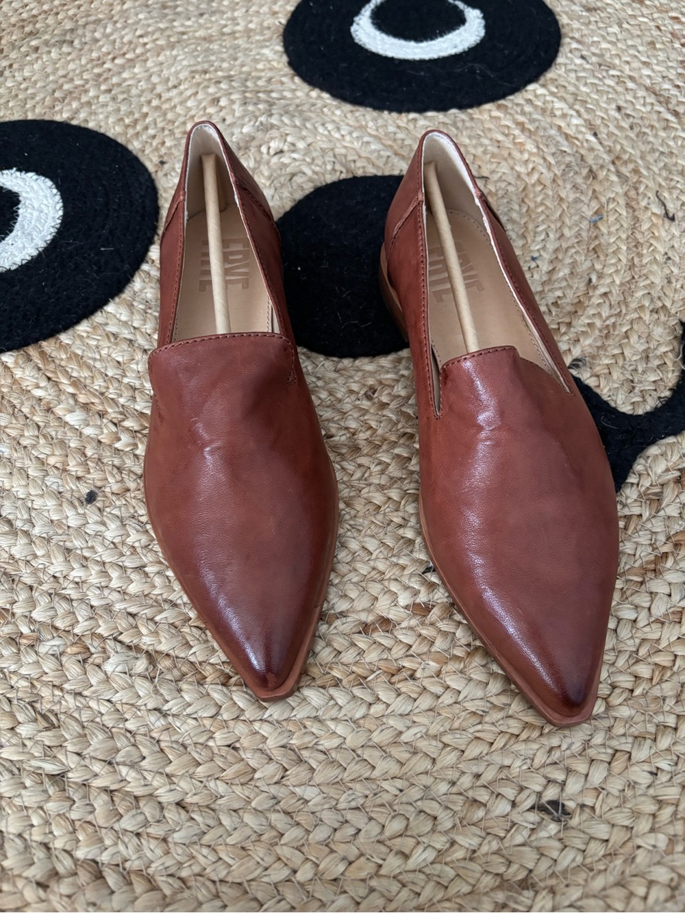 Frye Women's Kenzie Venetian Leather Slip-Ons in Chestnut Brown